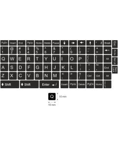 N2 Autocolantes - kit grande - fundo preto - 10:10 mm