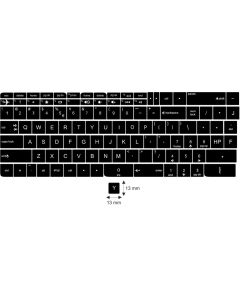 N11 Autocolantes HP - kit grande - fundo preto - 13:13mm
