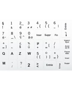 N22 Autocolantes - Francês - kit grande - fundo branco - 13:10 mm