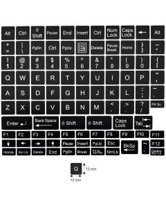 N7 Autocolantes - kit grande - fundo preto - 13:13mm