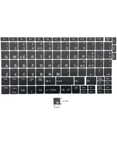 N9 Autocolantes - Italiano - kit grande - fundo preto - 12:12mm
