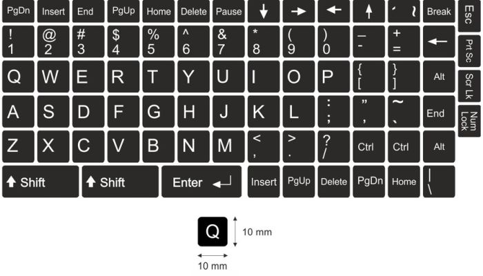 N2 Autocolantes - kit grande - fundo preto - 10:10 mm