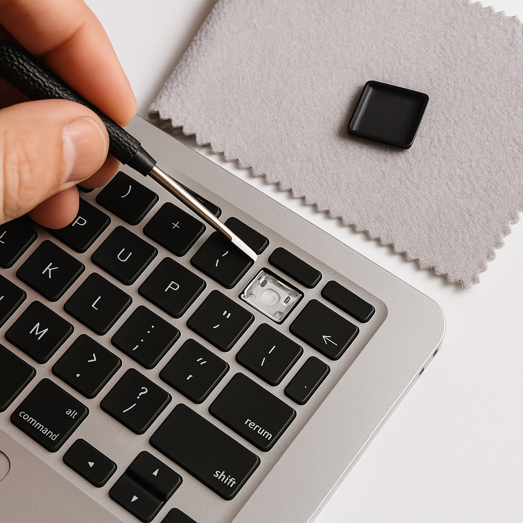 Como remover as teclas de um laptop: guia passo a passo