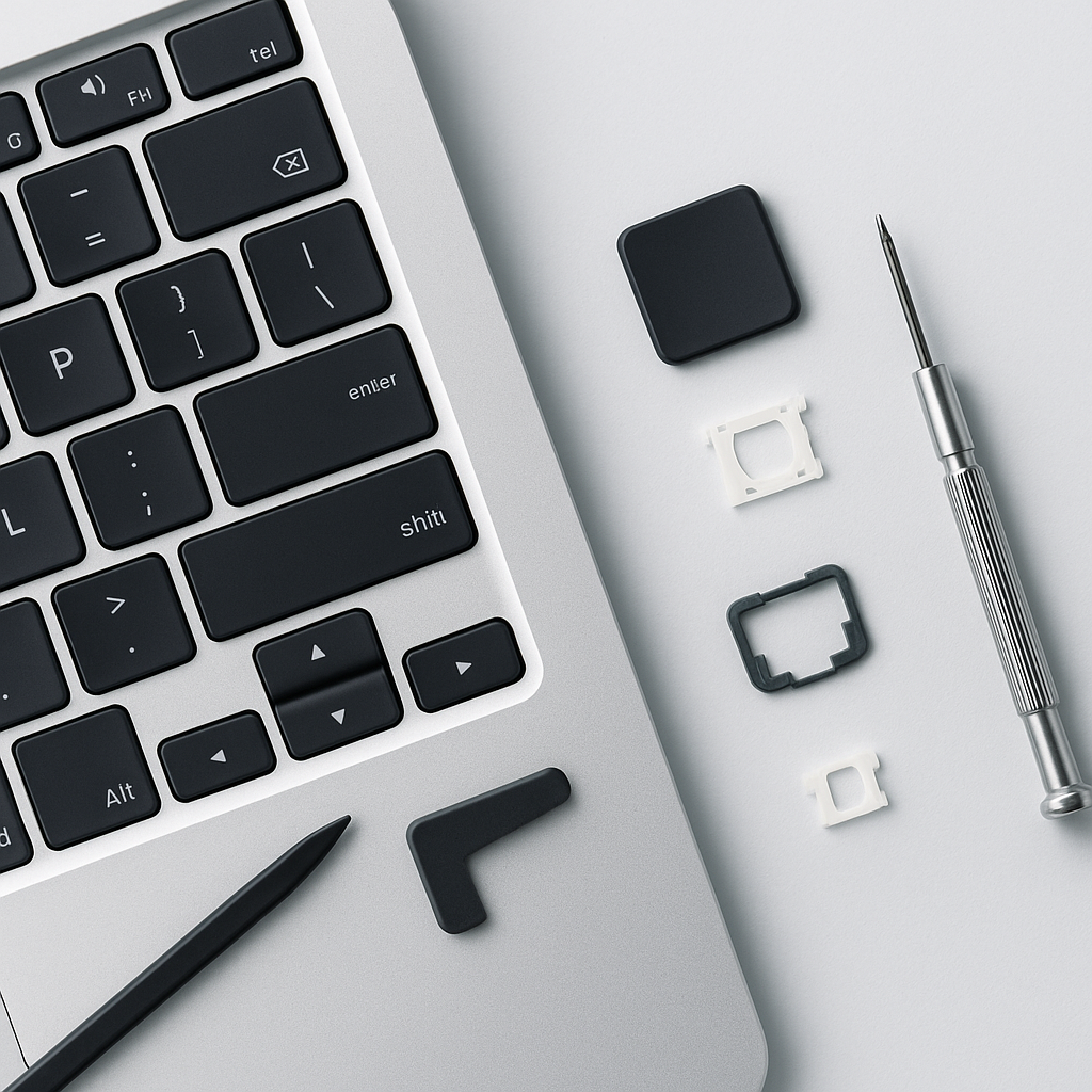 Guia passo a passo para substituir uma tecla do teclado do portátil
